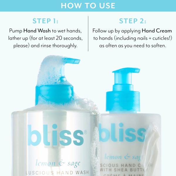 Lemon & Sage Happy Hands Cream & Wash - Image 3