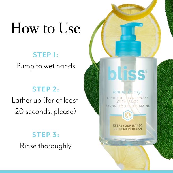 Lemon & Sage Luscious Hand Wash - Image 4
